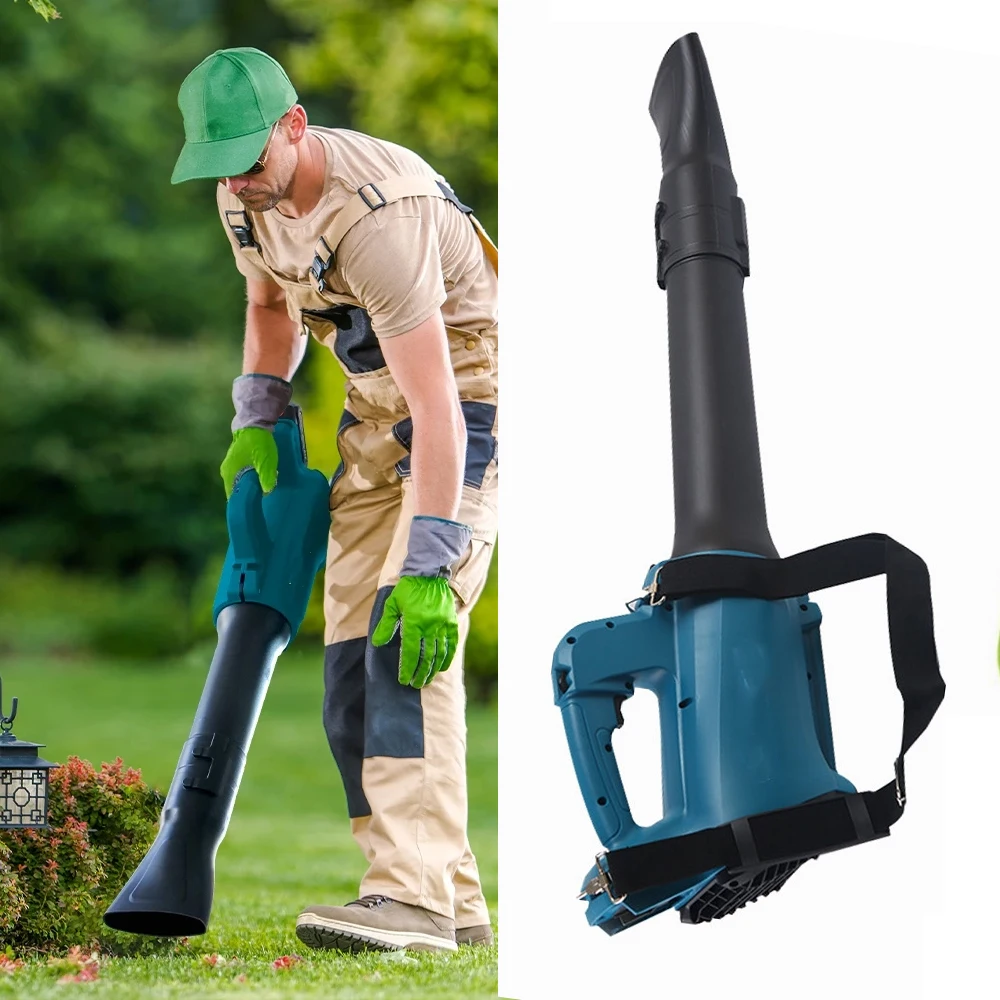 

18V Brushless Cordless Leaf Blower Handheld Portable Blower for Leaves Snow Dust 4000mAh Compatible with Makita 18V Battery