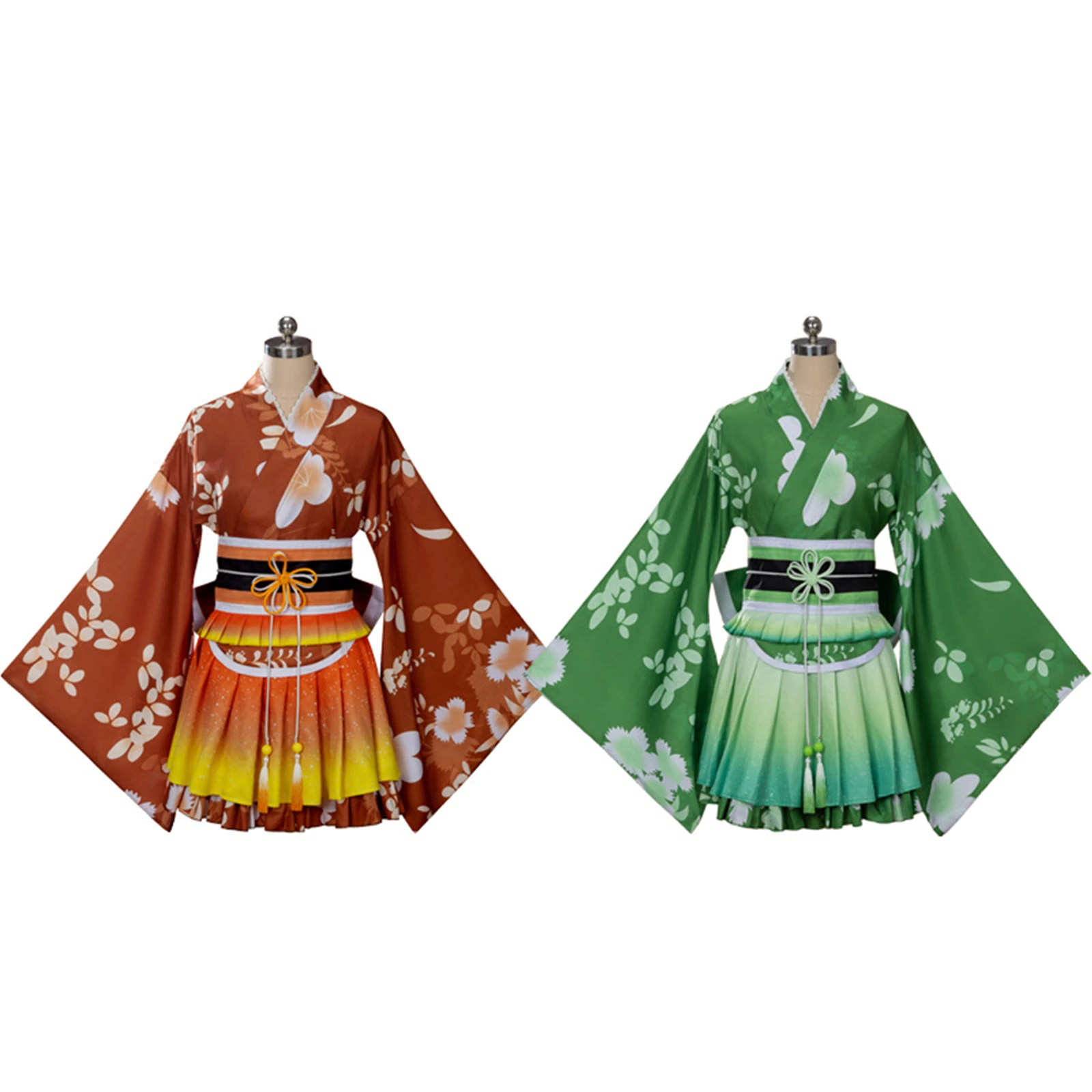 

Kosaka Honoka Koizumi Hanayo Cosplay Costume Anime Girl Kimono Summer Festival Yukata Dance Skirt Halloween Uniform Set