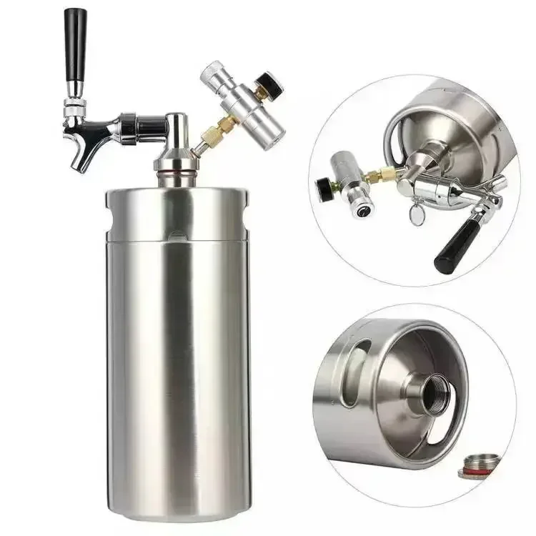 Suitable for 10L304 stainless steel beer barrel pressure  Baijiu   home brewed beer