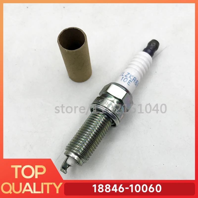 4pcs SILZKR6B10E 18846-10060 Iridium Spark Plug For Hyundai I30 Accent Veloster Solaris For Kia Rio Soul 1884610060 SILZKR6B-10E