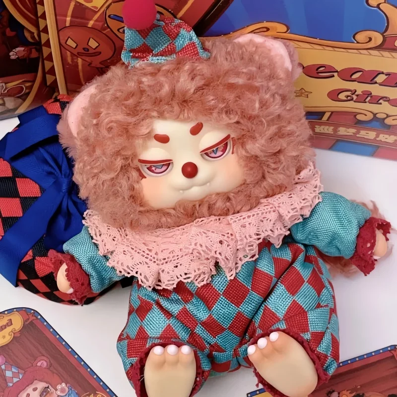 

Аутентичная супер жизненная сила Factory Tour Dream Circus Cino серии, плюшевая фигурка слепых коробок, украшение для рабочего стола, фигурка, праздничный подарок