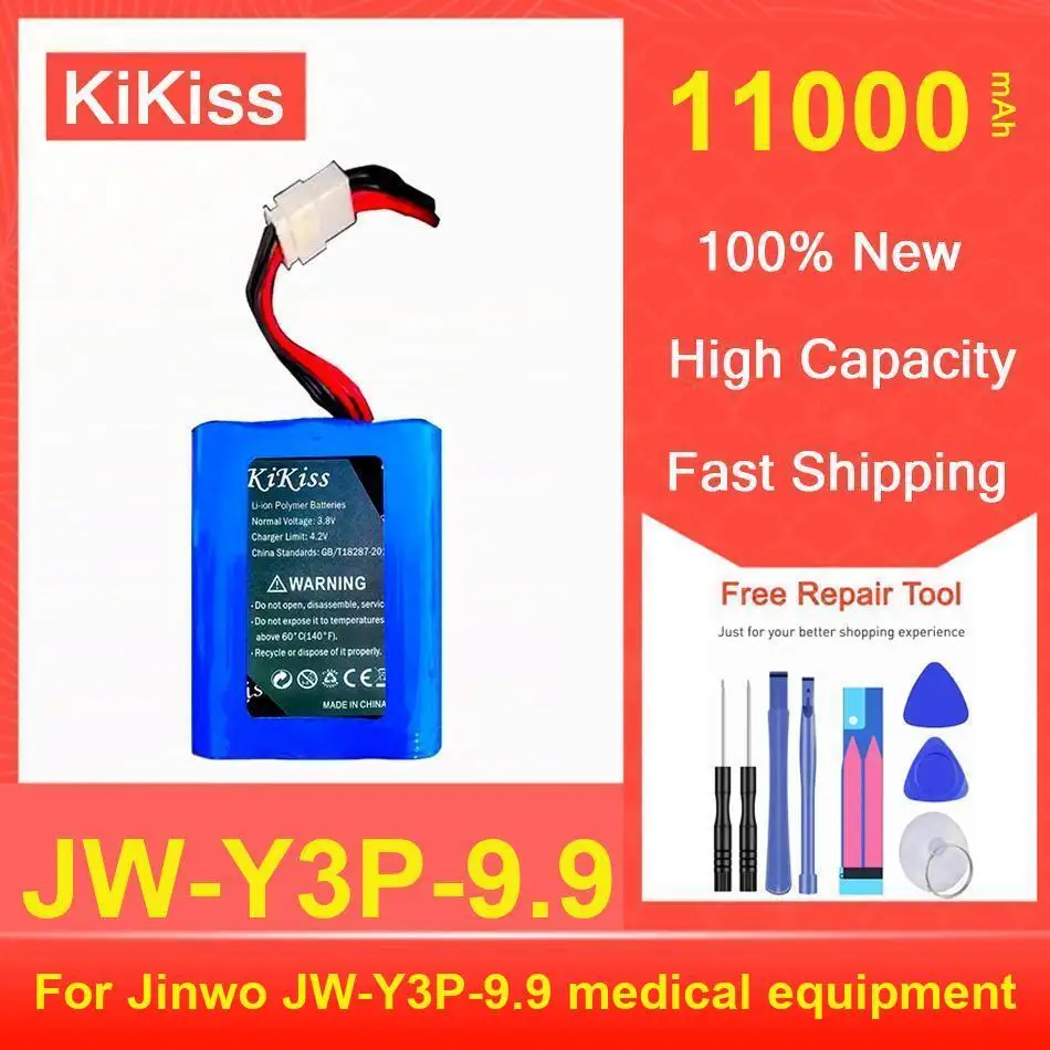 

Fast Charging For Jinwo JW-Y3P-9.9 Medical Equipment Battery Safe 11000Mah