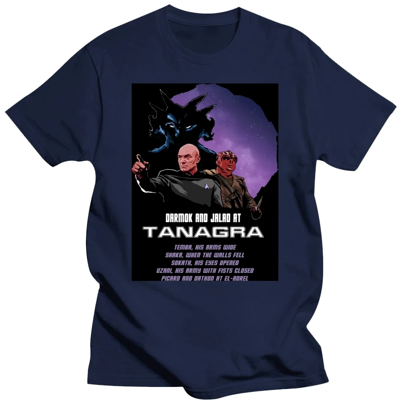 Darmok and Jalad at Tanagra Classic Guys Unisex Tee Unisex Tee for Boys Vinatage Shirt Black(1)