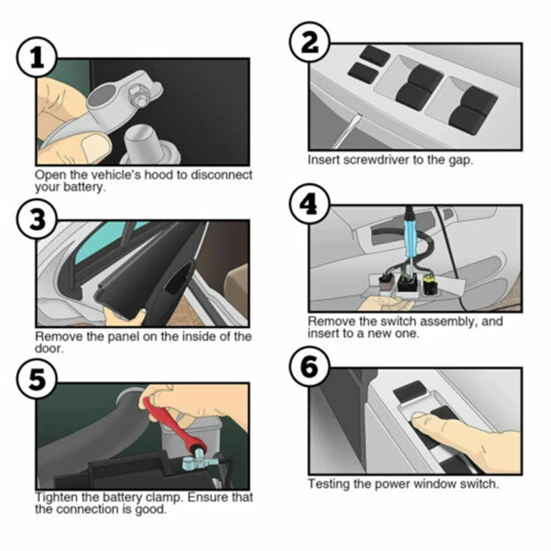 Car Power Master Window Control Switch A2049055302 A2128208210 For Mercedes W212 S212 C250 C300 C350 C63 E350 E550 E250