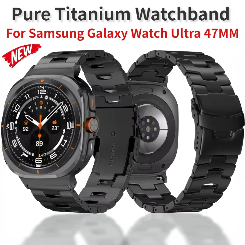 Титановый ремешок для Samsung Galaxy Watch Ultra 47 мм, спортивный браслет, аксессуары для браслета для Samsung Galaxy Watch Ultra, ремешок 47 мм