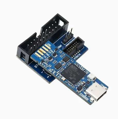 جودة أصلية جديدة سلسلة ST-V3MINIE stm32 محاكي تنزيل عبر الإنترنت مصحح الأخطاء STM32 لوحة تطوير تنزيل المحاكاة