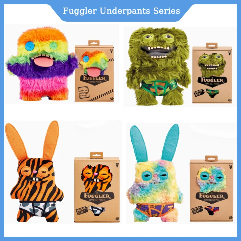 Fuggler Funny Ugly Monster Plush Doll Budgie Fuggler And Laboratory Misfits Edition Rabid Rabbit Toy Classic Customized Gift