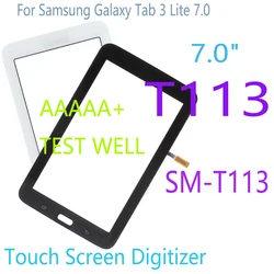 100% Tested New T113 Touch Screen Panel for Samsung Galaxy Tab 3 Lite 7.0 SM-T113 TouchScreen Digitizer Sensor Glass Panel