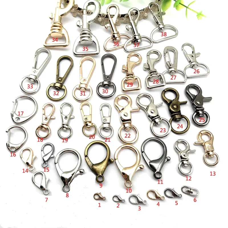 1 Pcs Alloys Lobster Clasps Color Chain Claw Connectors,for Bracelet Necklace Jewelry Making Findings Supplies