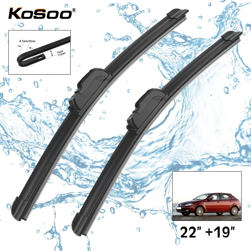 

Car Wiper Blade For Chevrolet LACETTI 2005-2011 Windshield Rubber Silicon Refill Front Window Wiper 22"+19" Accessories