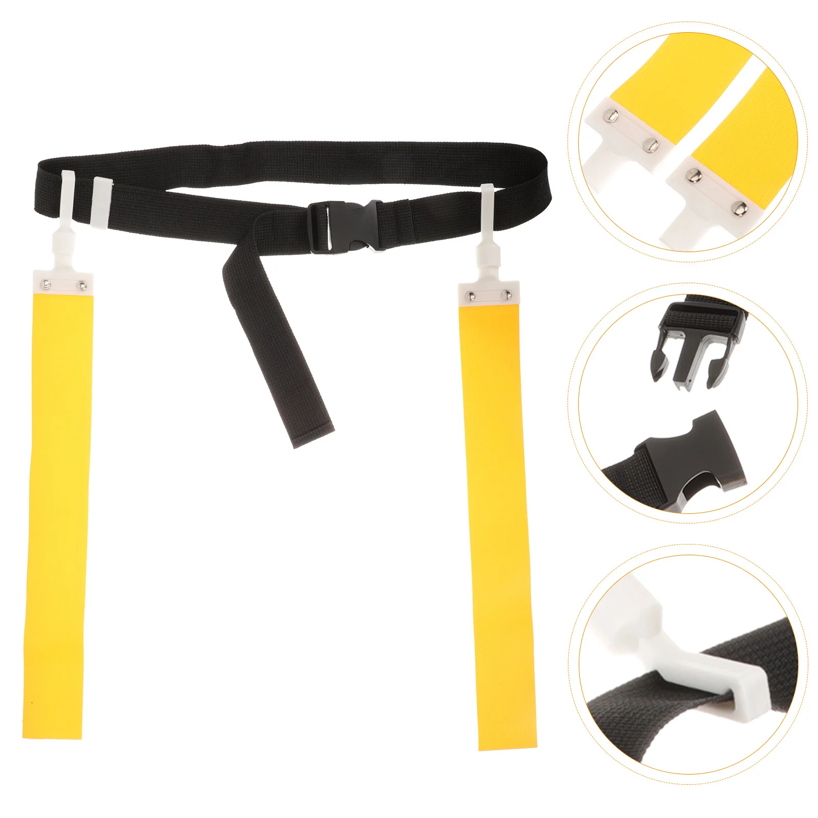 Cinturón con bandera de fútbol, cinturón ajustable con bandera de Rugby para deportes al aire libre, equipo de entrenamiento, suministros de fútbol