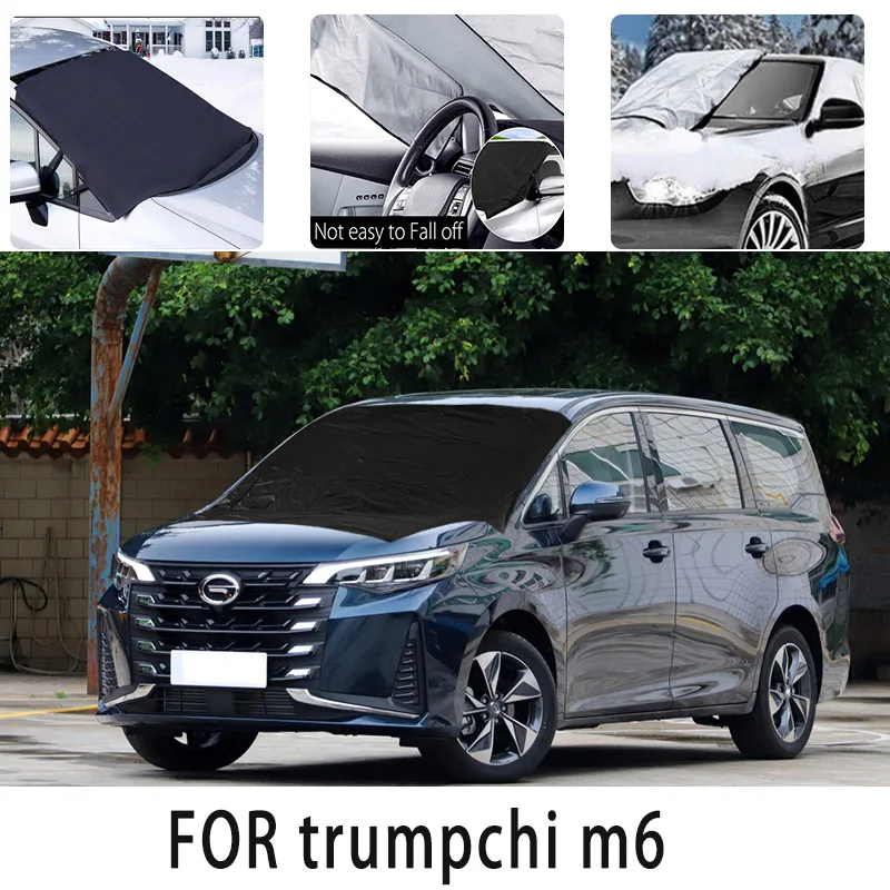 

Carsnow cover front coverfor trumpchi m6 snowprotection heat insulation shade Sunscreen wind Frost prevention car accessories