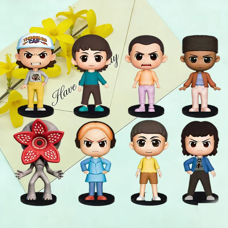 8 Styles Stranger Figure Eleven Dustin Barb Steve Demogorgon Action Figures Toys THINGS Action Figures Dolls Toys Gift for Kids