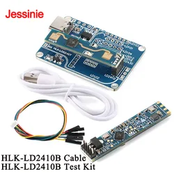 HLK-LD2410B Test Kit LD2410 24GHz 5V High Sensitivity Human Presence Status Sensing Radar Heartbeat Detection Sensor Module DIY