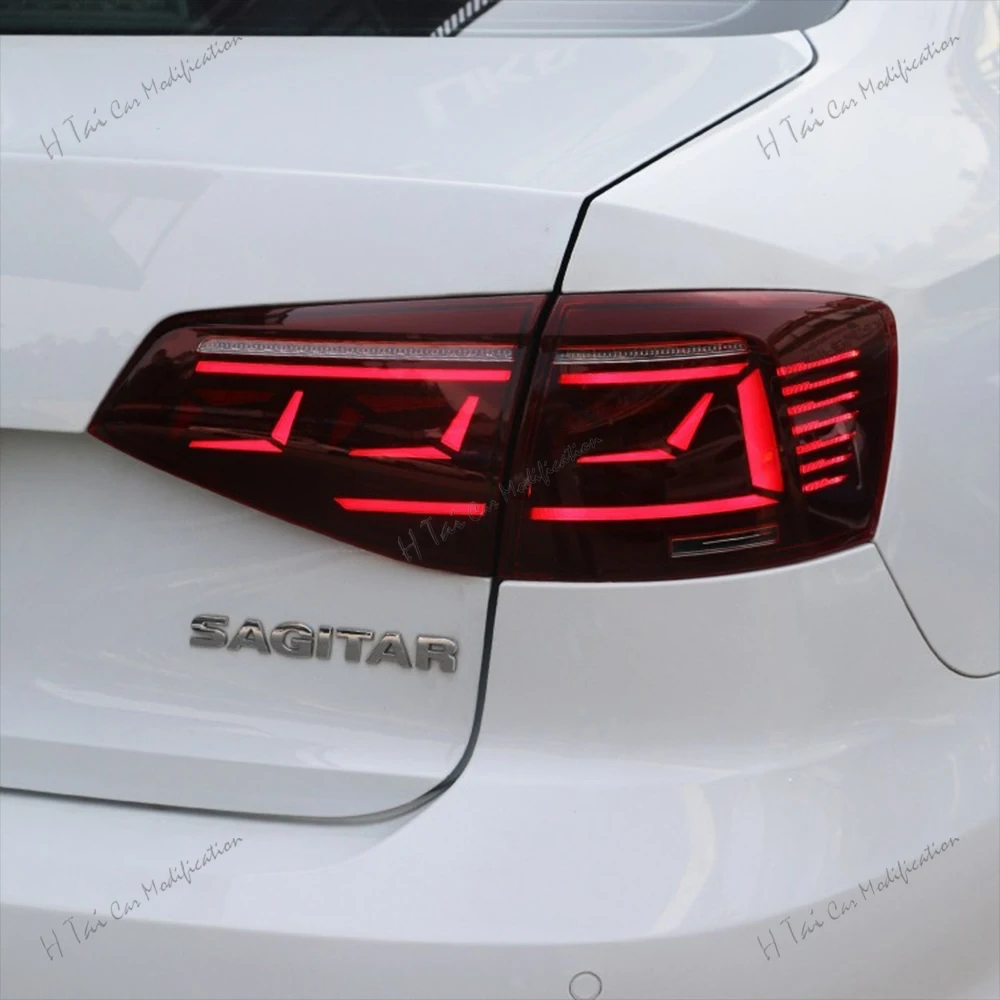 Luces traseras LED para VW Volkswagen Jetta MK6 2015-2018, luces traseras, luces antiniebla, señal de giro dinámica, conjuntos de luces de coche