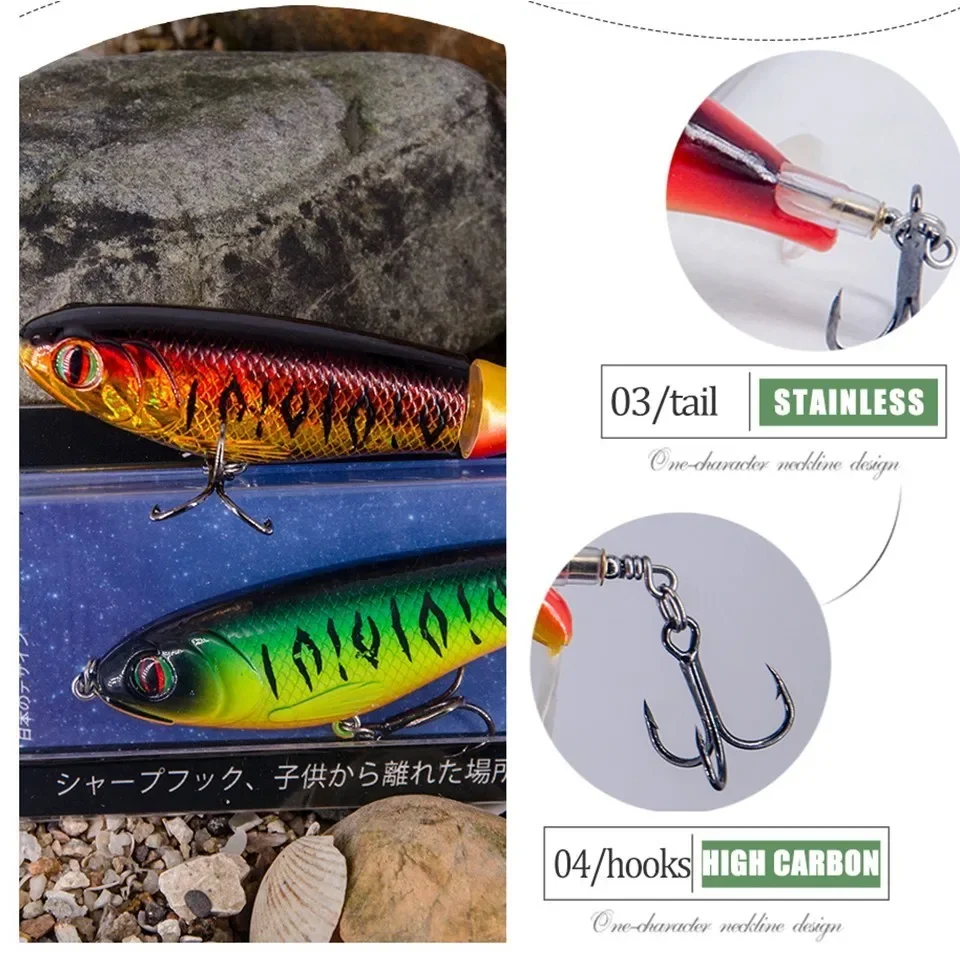 Fishing lure wobblers, artificial bait for bass fishing, water action, 10cm, 17g