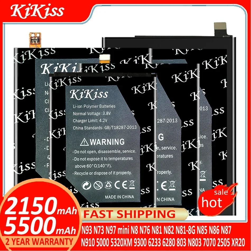 

Battery For NOKIA N93 N73 N97 mini N8 N76 N81 N82 N81-8G N85 N86 N87 N910 5000 5320XM 9300 6233 6280 803 N803 7070 2505 XR20