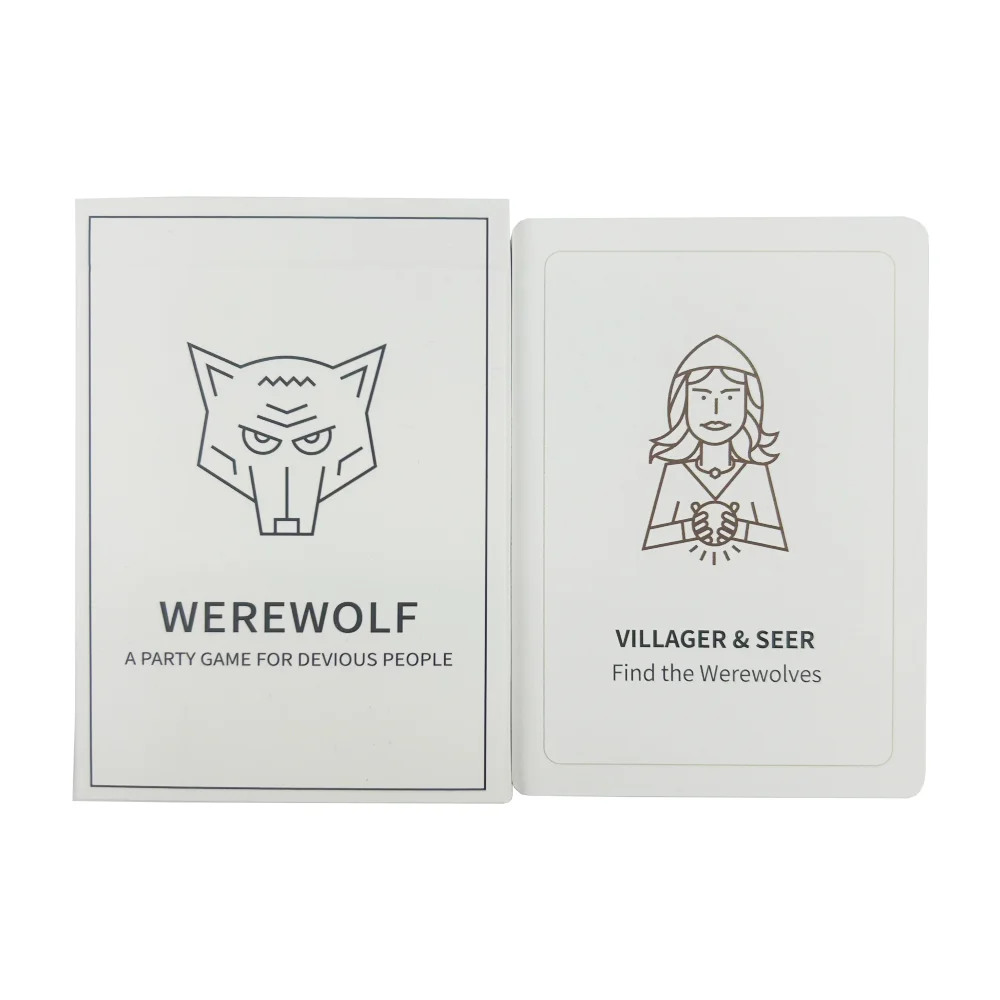 White Werewolf A Party Game For Devious People Cards Standard Edition - The Perfect Party Game For Family & Friends!,Board Games