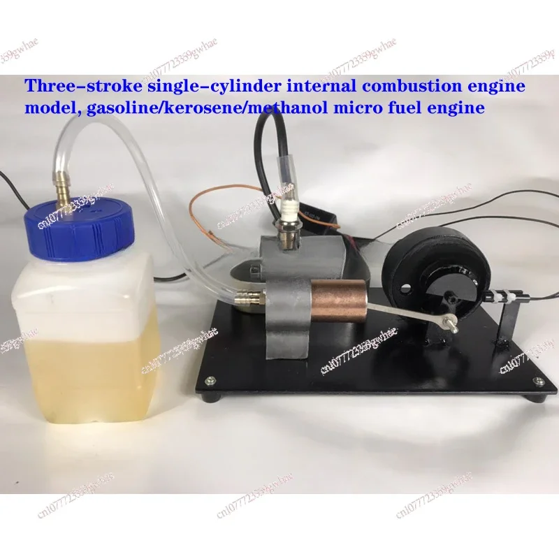 Three-stroke single-cylinder internal combustion engine model, gasoline/kerosene/methanol micro fuel engine