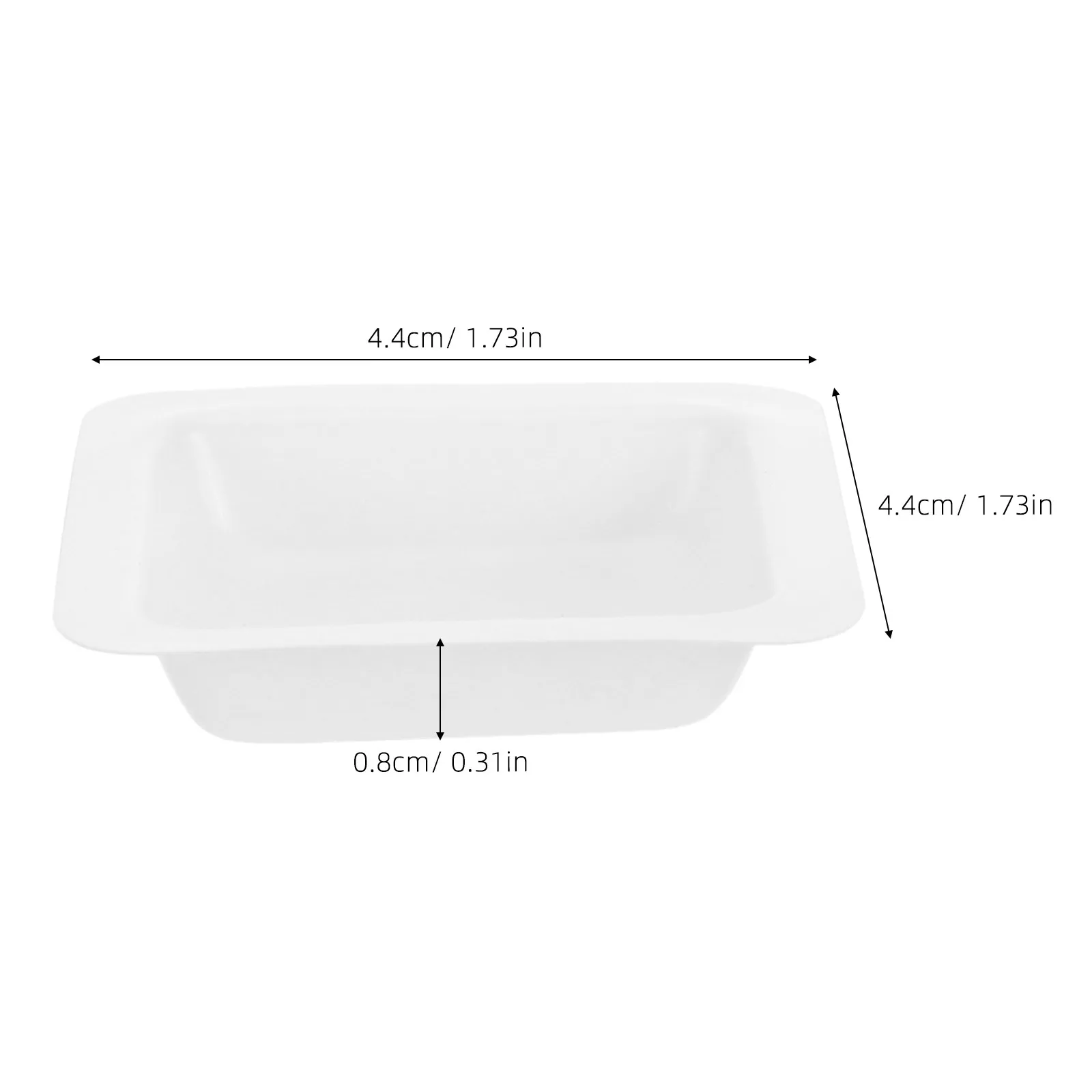50Pcs Plastic Weighing Boats Lab Powder Dishes Square and Boat Shape for Precise Chemical Sample Measurement Tray - view 6