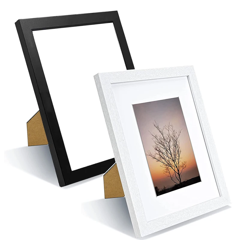 

1/2/3pcs Wood Black and White Photo Frame Wall Picture Frame A3 A4 Certificate Frame for Hallway Living Room Family Painting