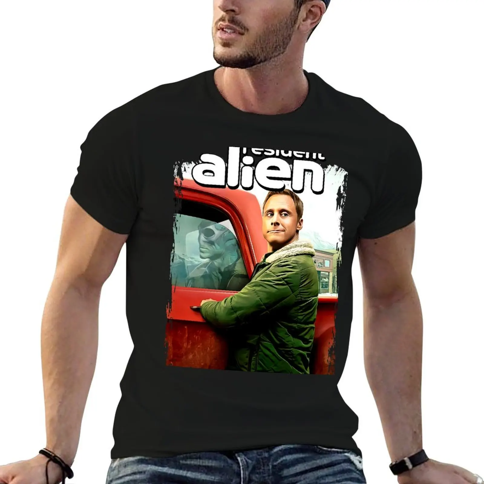 

Resident Alien Series Art Perfect Xmas Gift Fan T-Shirt t shirts for man cotton soft man tshirt t shirt for man T-Shirt