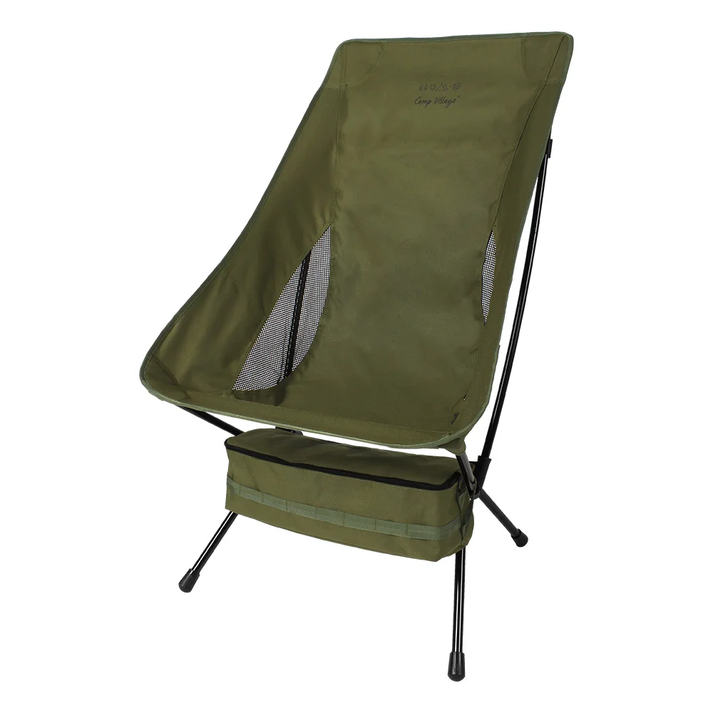 Camp Village lightweight folding camping chair CVLW-005 Kakki