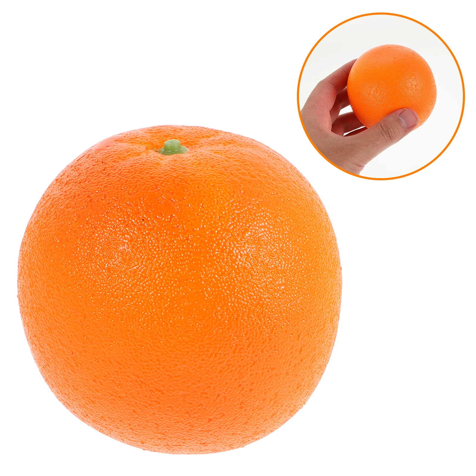 

Realistic Orange Fruit Prop Smooth Foam Display Decor For Home Office Wedding Photo Shoots Education Props Creative Gift