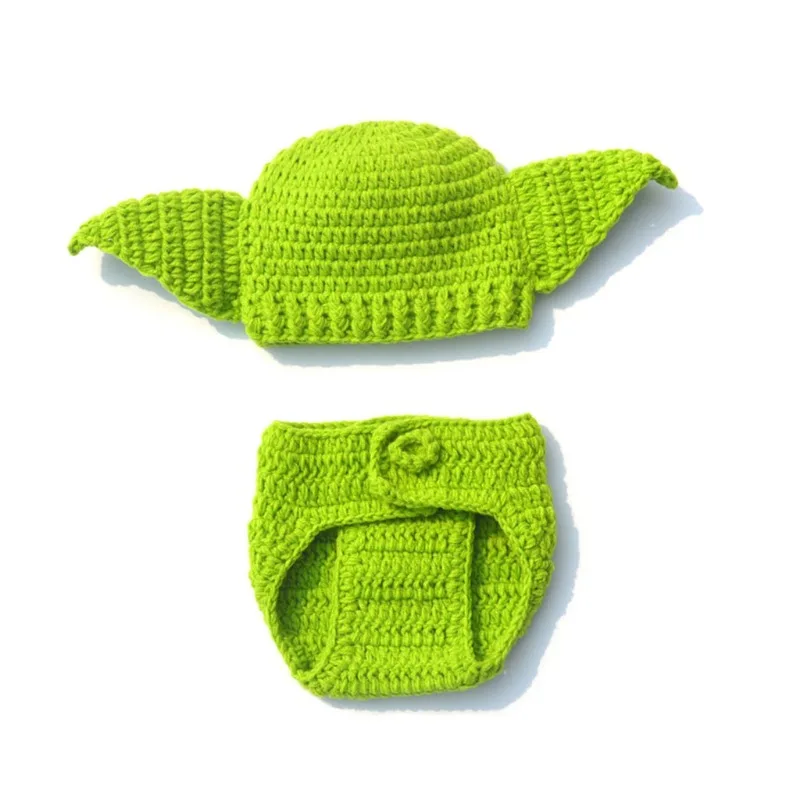 Green Yuda Handmade Yarn Baby Photography Clothes Photography Clothing Props Crothet Baby Clothes Boy Clothing Boys Accessories