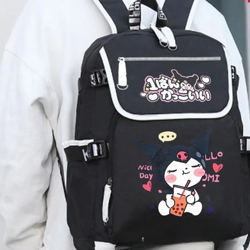 Sanrio New Clow M Schoolbag Cute Cartoon Student Large Capacity Spine Protection Female Backpack School Backpack