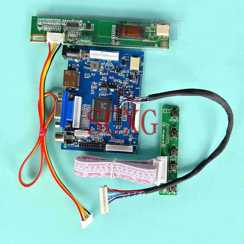 Placa controladora de pantalla LCD de 14,1 ", 20 pines, LVDS, 1024x768, 1CCFL, HDMI, Compatible con AV VGA, para B141XG03 B141XN03 B141XN04