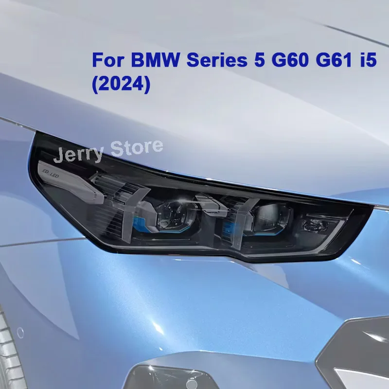 

Easy Installation TPU Stickers For BMW Series 5 G60 G61 i5 2024 Headlight Protective Film Anti Scratch & UV Protection Cover