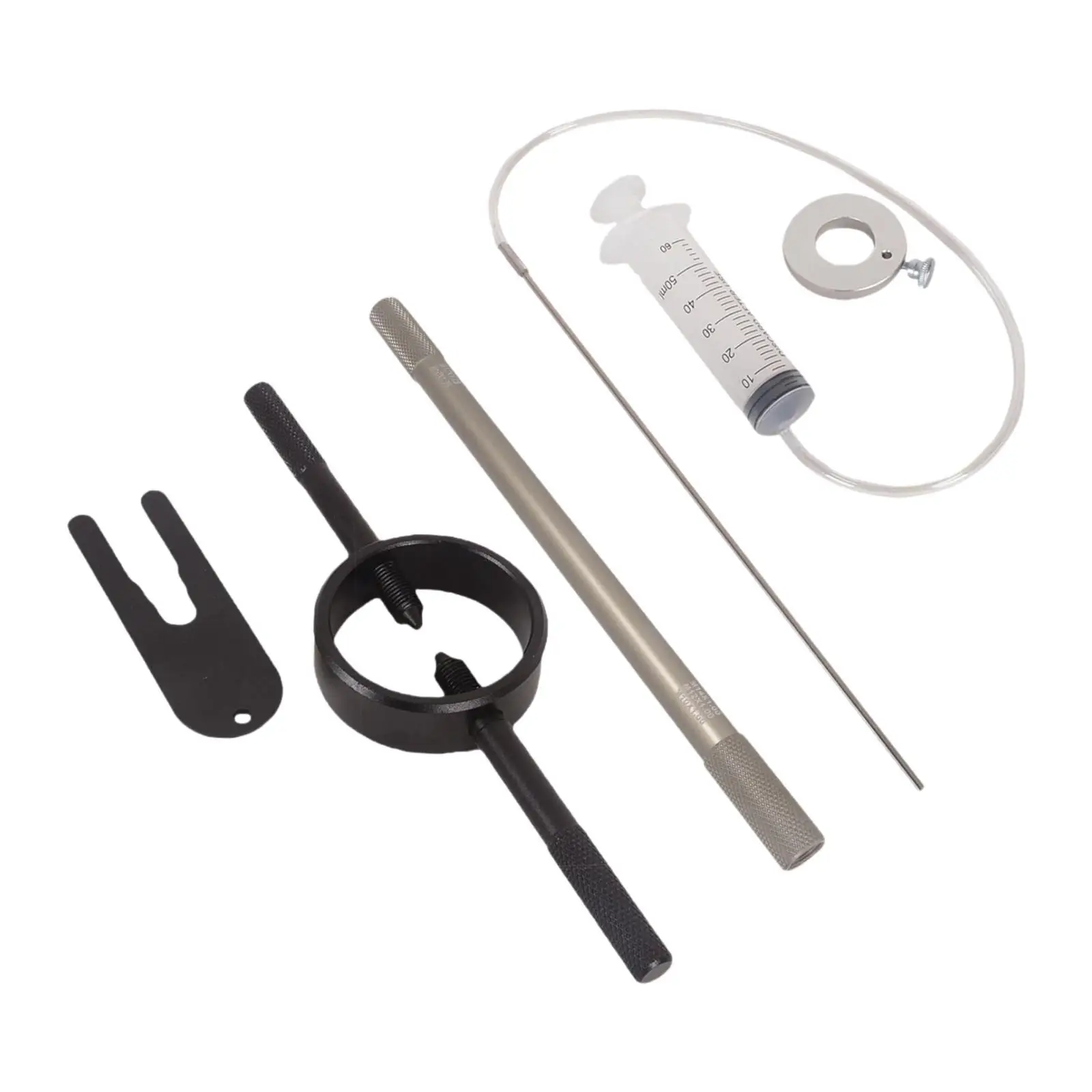 

Durable Metal Fork Damper Rod Service Tool Set Universal Motorcycle Spring Compressor Kit for Motorbike Suspension Repair