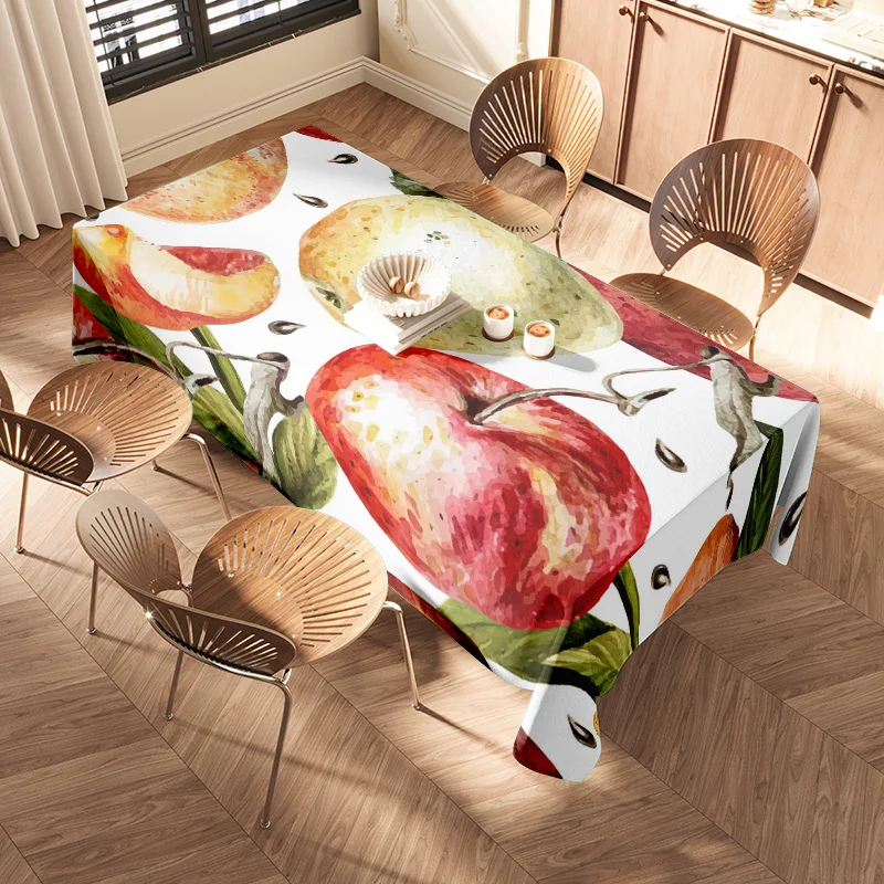 Modern Fruit Tablecloth Print Flower Table Cover for Dining Room Decorations in Kitchen Dining Sets from Home Garden on AliExpre