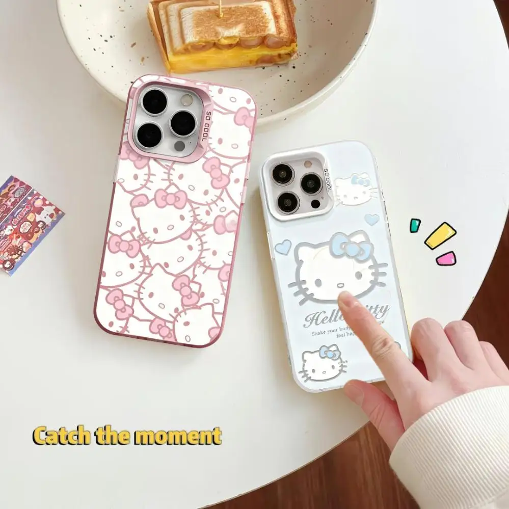 الوردي لطيف مرحبا كيتي سوار الحب سلسلة الحال بالنسبة فيفو V60 لايت 5G V50 لايت V60 V50 Y400 برو Y04 V40 Y100 V30 Y2K غطاء Funda #6