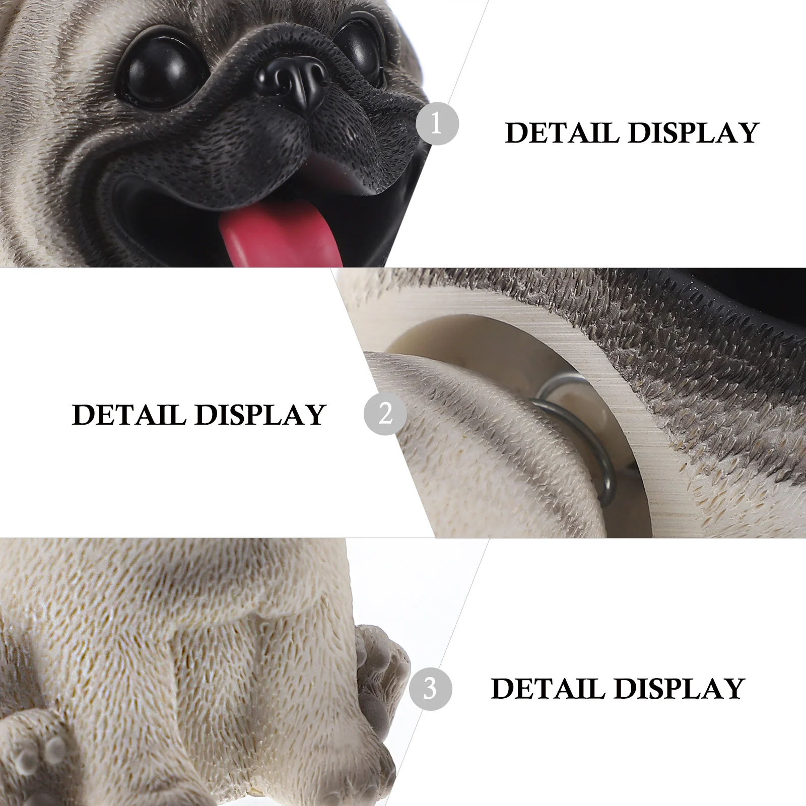 Bobble Dog Ornament Car Puppy Decoration Shaking Head Small Adornment Desktop Resin Tabletop Lovely