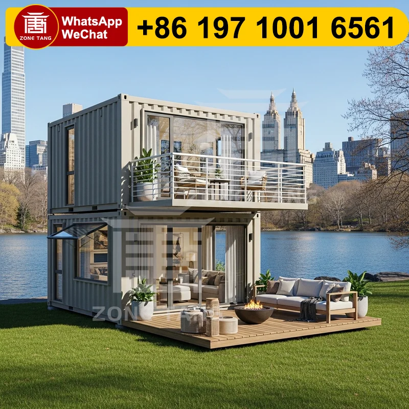 

Safe Pre Fabricated Homes Customize Color Foldable Structure Guard House Flat Pack House Factory Prefabrication Prefab Houses