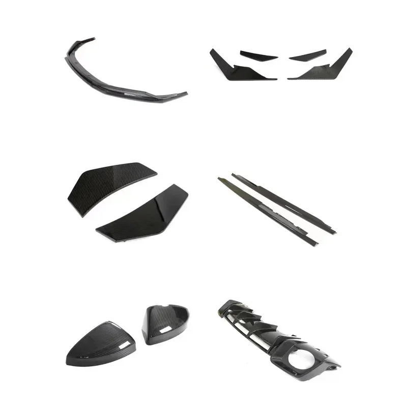 Applicable to R8-Fit Premium Carbon Body Kit (Bumper Splitter + Diffuser)