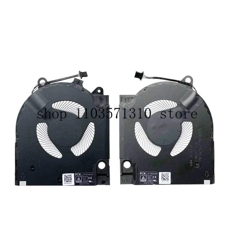 

M NEW ORIGINAL Laptop CPU GPU Cooling Fan For DELL G15 5510 5511 5515 2021 RTX3050 RTX3060 RTX3070 CN-0203MH
