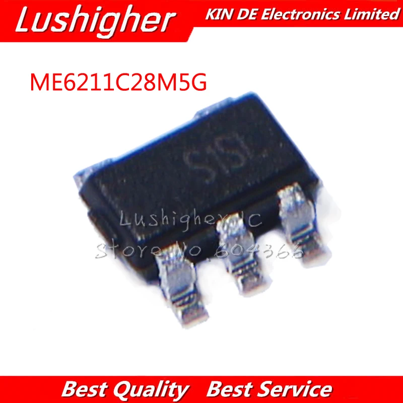 20pcs ME6211C28M5G SOT23-5 ME6211 S1 SOT23 2.8V LDO Regulator IC