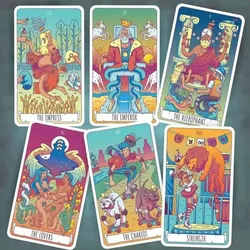 Бумажная карточная игра «Искусство приключений» Tarot 12x7 см