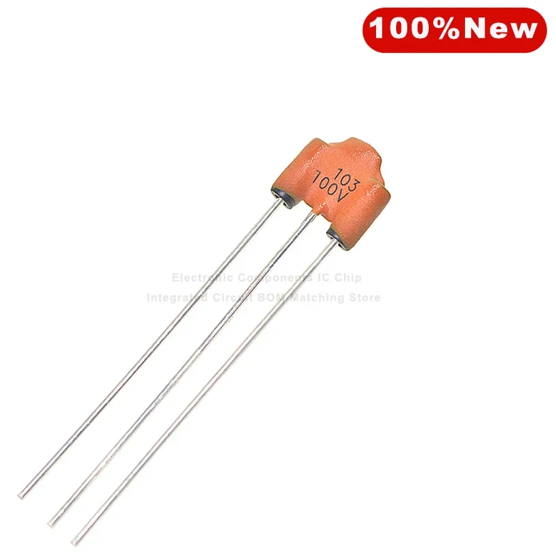 1000pcs 100V 100pF 6A Three-terminal Filter Capacitor DSS6NC32A101Q55 EMI Static Noise Filter DIP New Original