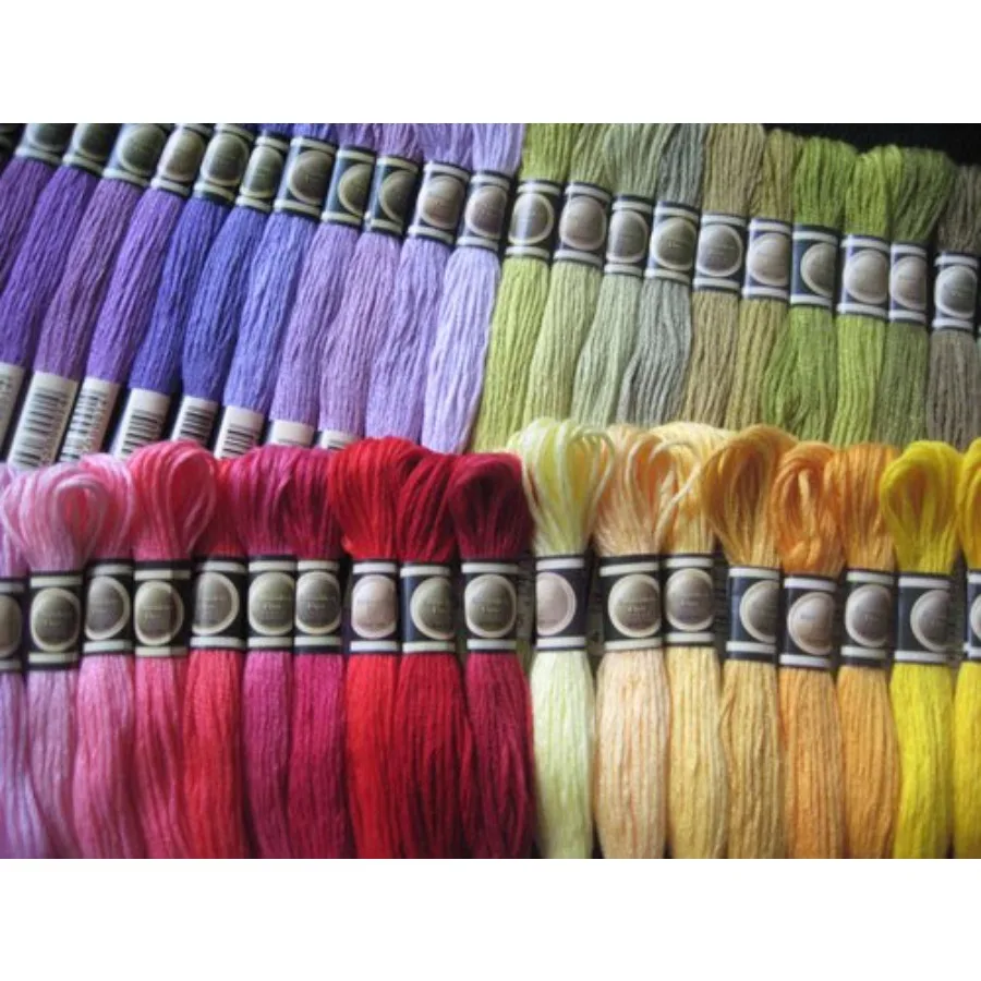 

447 Colors of Cross Stitch Floss Embroidery Threads