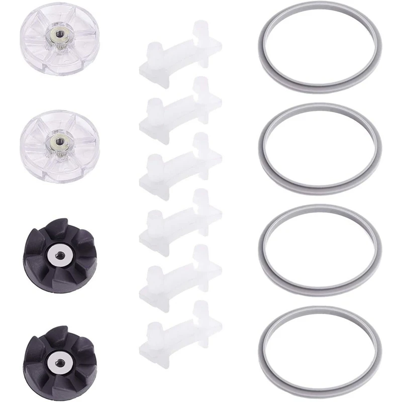 Anel de vedação do liquidificador, 14 peças, almofadas à prova de choque, rodas transparentes para liquidificador série 600/900, peça de reposição Kit-A68X