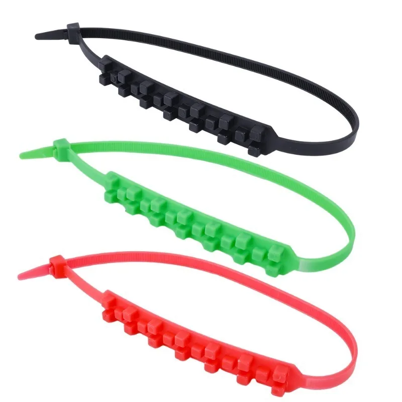 Universal Anti-slip Tie Emergency Safety Belt Snow Chains for Winter Tyres Reusable Ties Motorcycle Car Bike Wheel Tire Chain