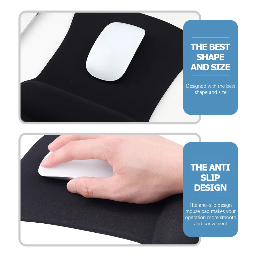 

High-Quality Mouse Pad with Wrist Support Ergonomic Thick Base Non-Slip Rubber Backing for Computer Laptop Office Use