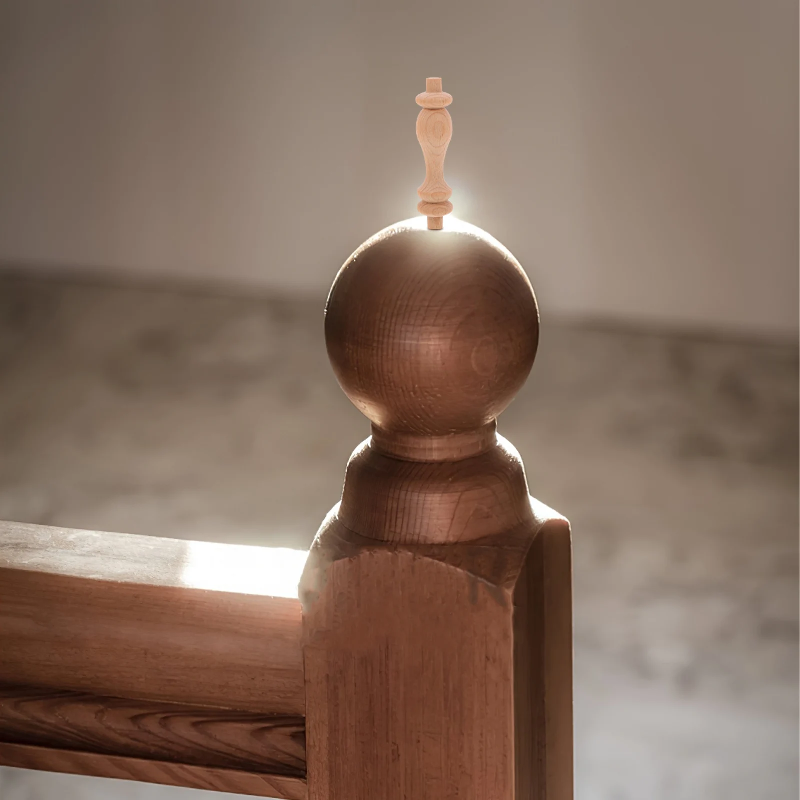 

10pcs Wood Baluster Stairs Elegant European Style Carved Spindles Cabinet Furniture Accessories Decorative Home Unfinished
