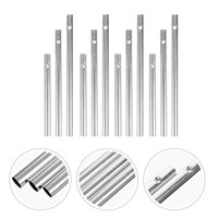 12 pcs Wind Chime Tubes DIY Textbook 8MM 10 13 15CM Metal Pipes Craft Project Hanging Decor Outdoor Garden Bell