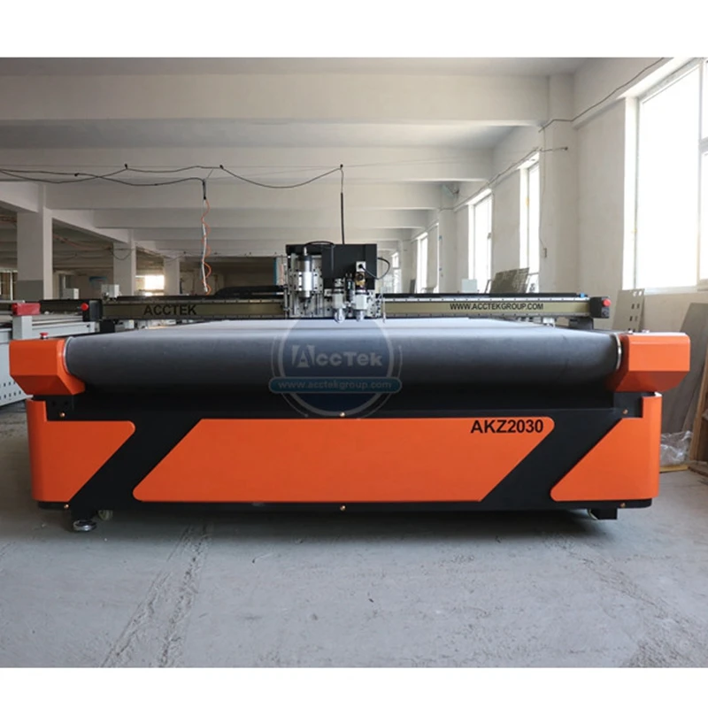 Flatbed Shoes Pattern 2024 New Design Flat Bed Cutter Plotter Cardboard Cutting 1625 2030 Oscillating Knife CNC Cutting Machine