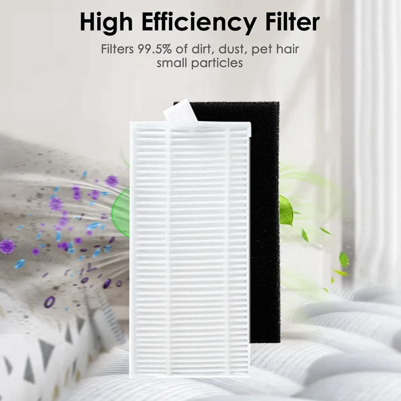 【Berserkk】19 قطعة لسلسلة Conga 7490 Immortal / 8290 Immortal Series فراغ الجانب الرئيسي فرشاة تصفية ممسحة القماش استبدال أجزاء